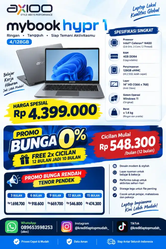 kredit laptop mudah jogja