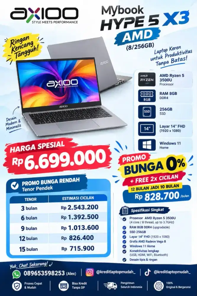 kredit laptop mudah jogja