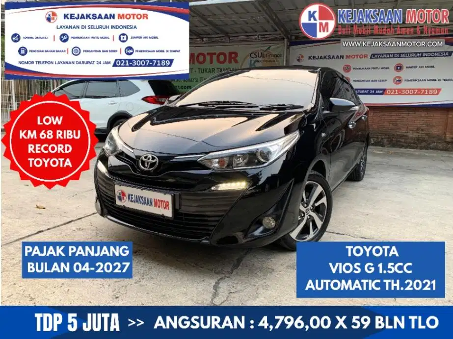 Toyota Vios G 1.5cc Automatic Th.2021