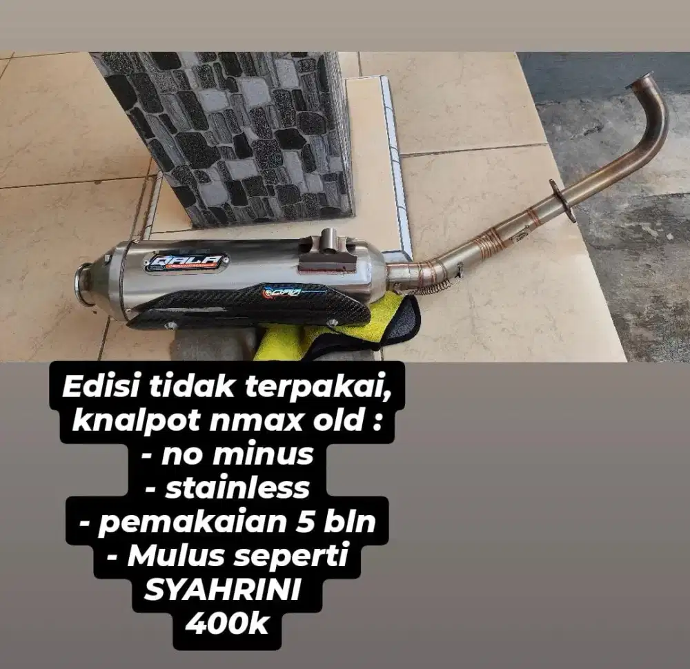 Knalpot Racing NMAX OLD