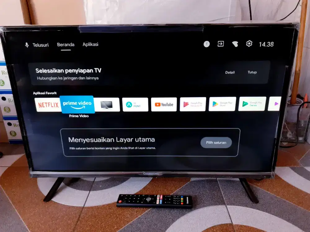 TV LED ANROID CHANGHONG 32IN DIGITAL NETFLIK YOUTUBE GARANSI [BK1]