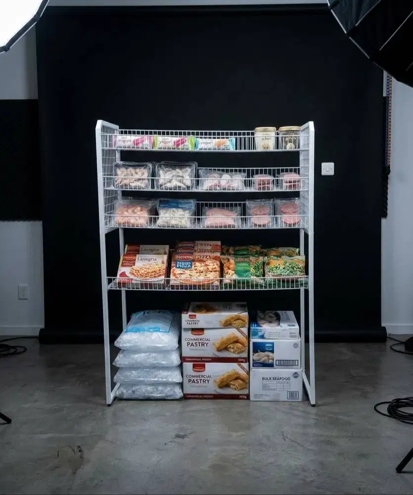 RAK FREEZER 4 SUSUN HARGA TERJANGKAU LENGKAP ADA ADJUSTER