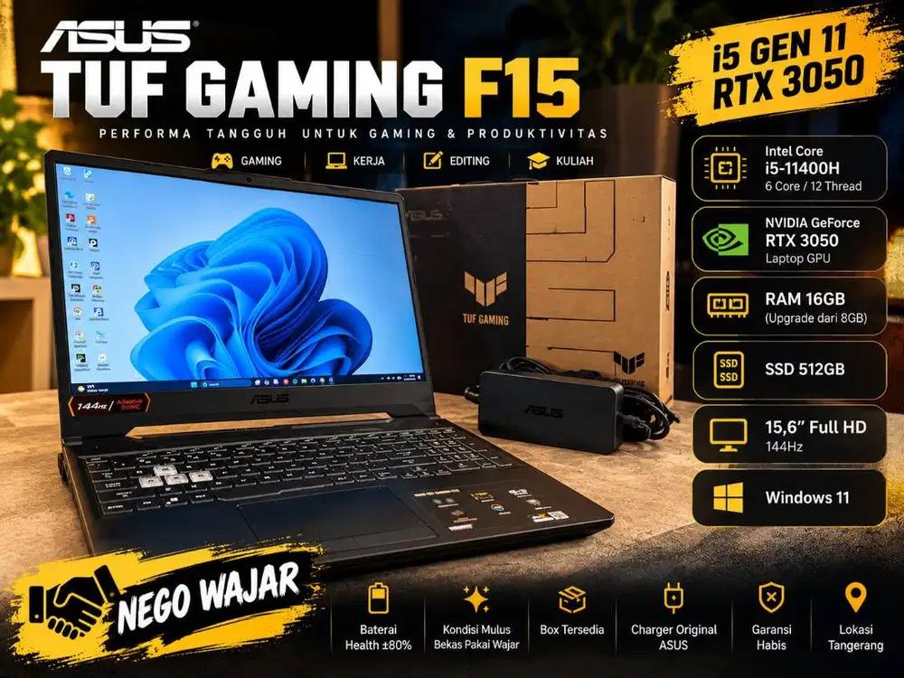 Laptop Notebook ASUS TUF GAMING F15