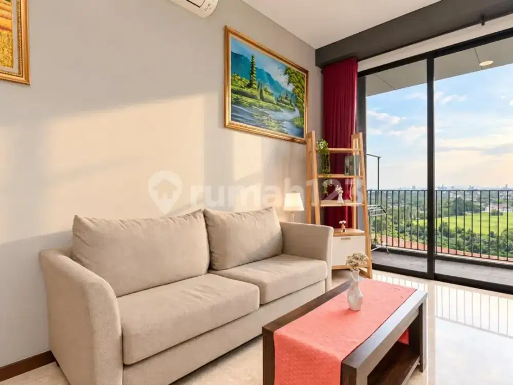 Disewakan Apartment 2+1 BR Full Furnnished di Marigold Navapark BSD