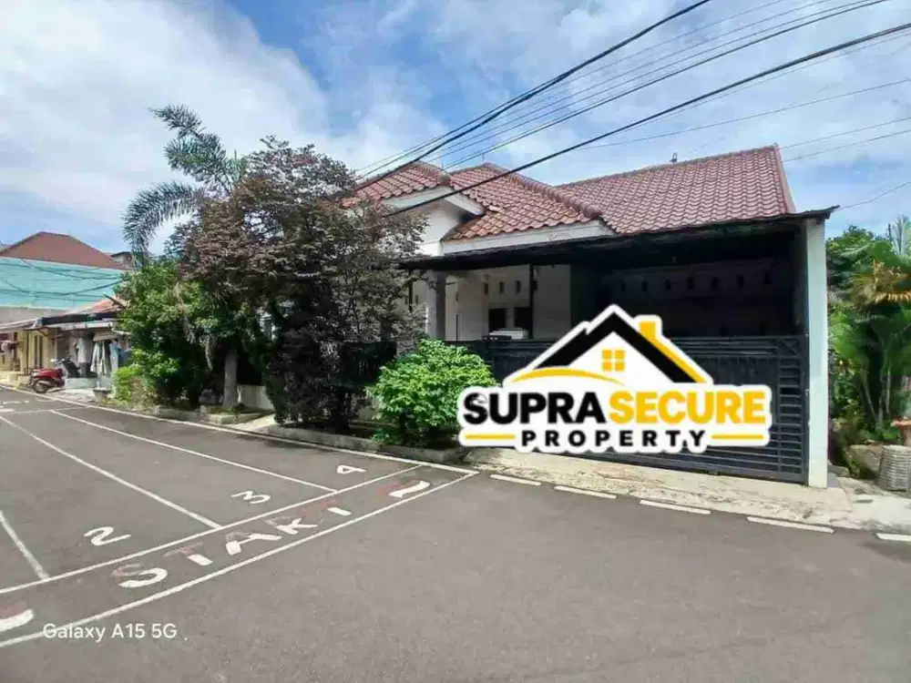 Rumah luas siap huni dalam perumahan, ceger cipayung