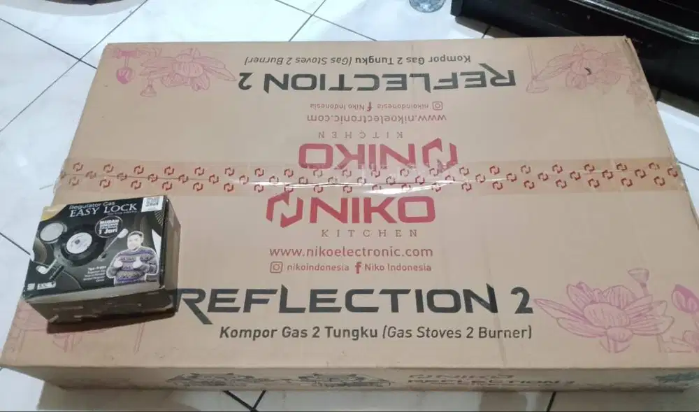 Kompor gas 2 tungku merk Niko