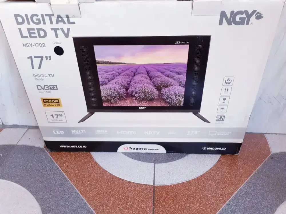TV LED NAGOYA 17IN DIGITAL TV KONDISI NORMAL GARANSI [BK1]