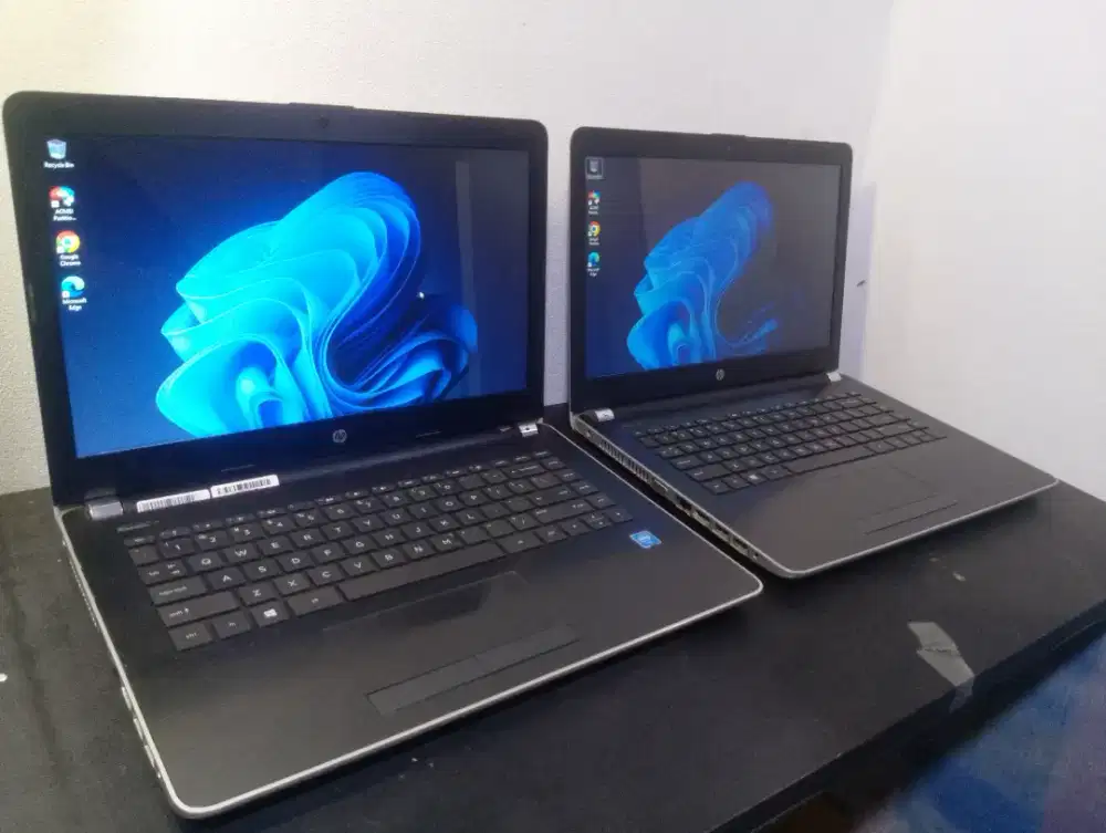 2 laptop hp slim 14inch jual cepat normal mulus