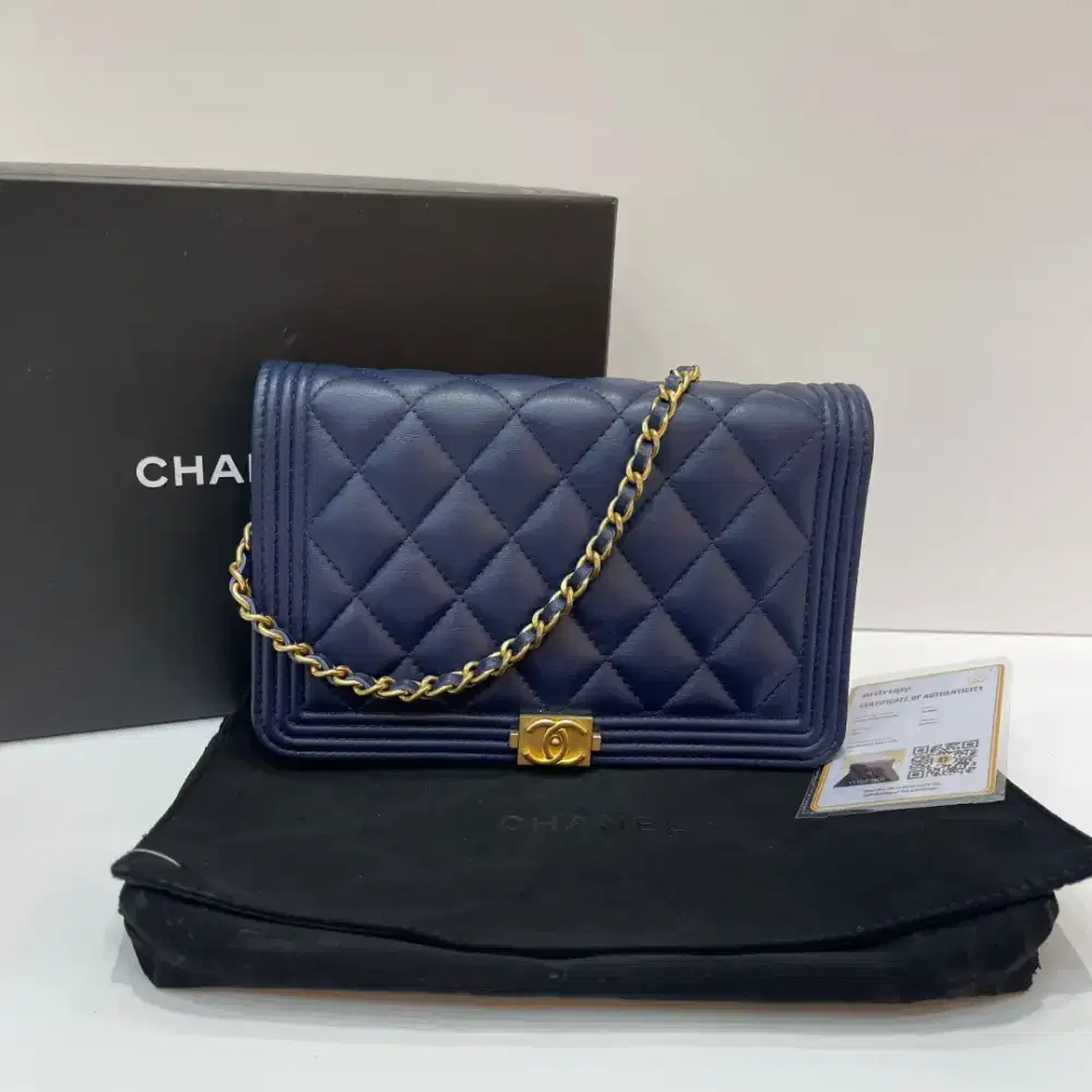 Chanel Boy WOC lambskin