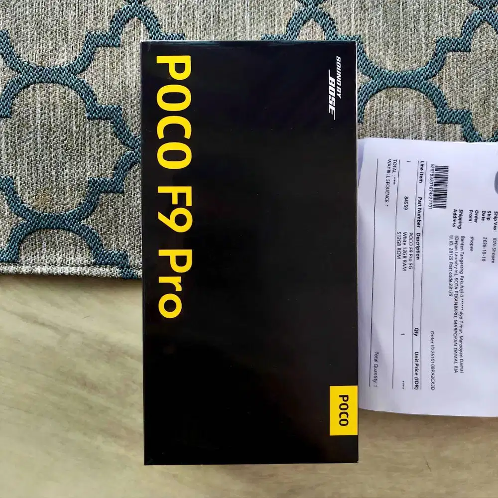 Baru Poco F9 Pro 12/512GB Garansi Resmi Xiaomi Indonesia 2 Tahun BNIB