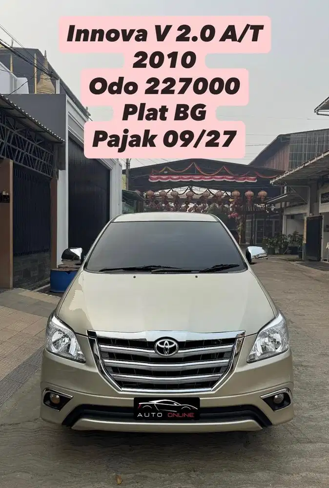 Toyota Innova V 2.0 AT 2010