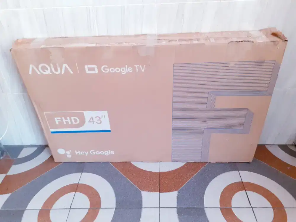 TV LED ANDROID GOOGLE TV AQUA 43IN NETFLIK YOUTUBE DIGITAL [BK1]