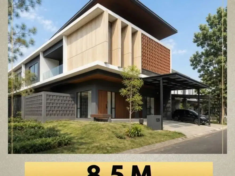 Rumah Hook Bangunan Mandiri, Samping Taman Foresta, BSD City
