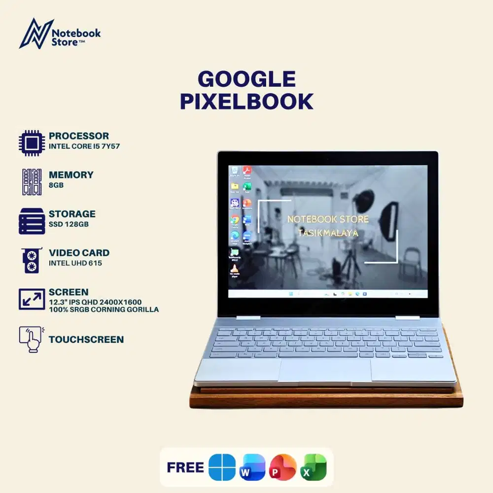Laptop Google Pixelbook Core i5 Gen 7 8GB/128GB 2in1 x360 Yoga Touch