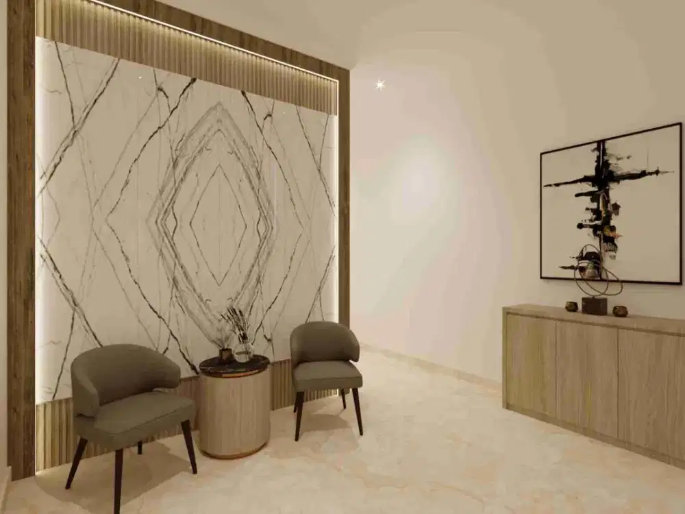 Sewa Rumah Crown Golf Boulevard Furnished