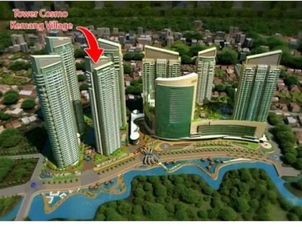Rare Listing. Dijual Apartemen Kemang Village Tower Cosmo 2+1 BR Full Furnished, Siap Huni Jaksel