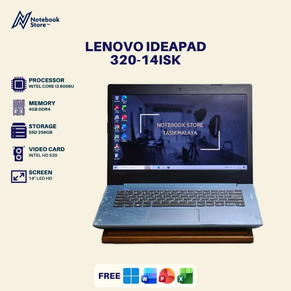 Laptop Lenovo IdeaPad 320-14ISK Core i3 Gen 6 4GB/256GB