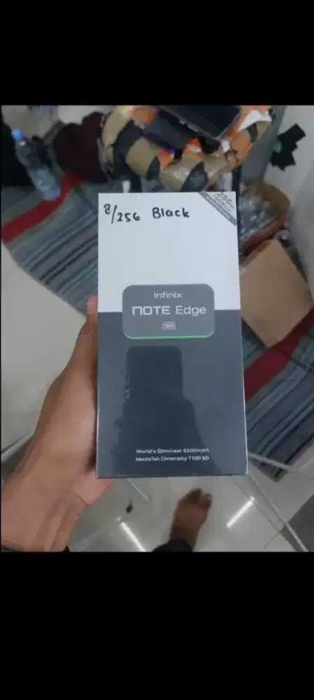 Infinix note edge 5G plus 8/256 layar lengkung