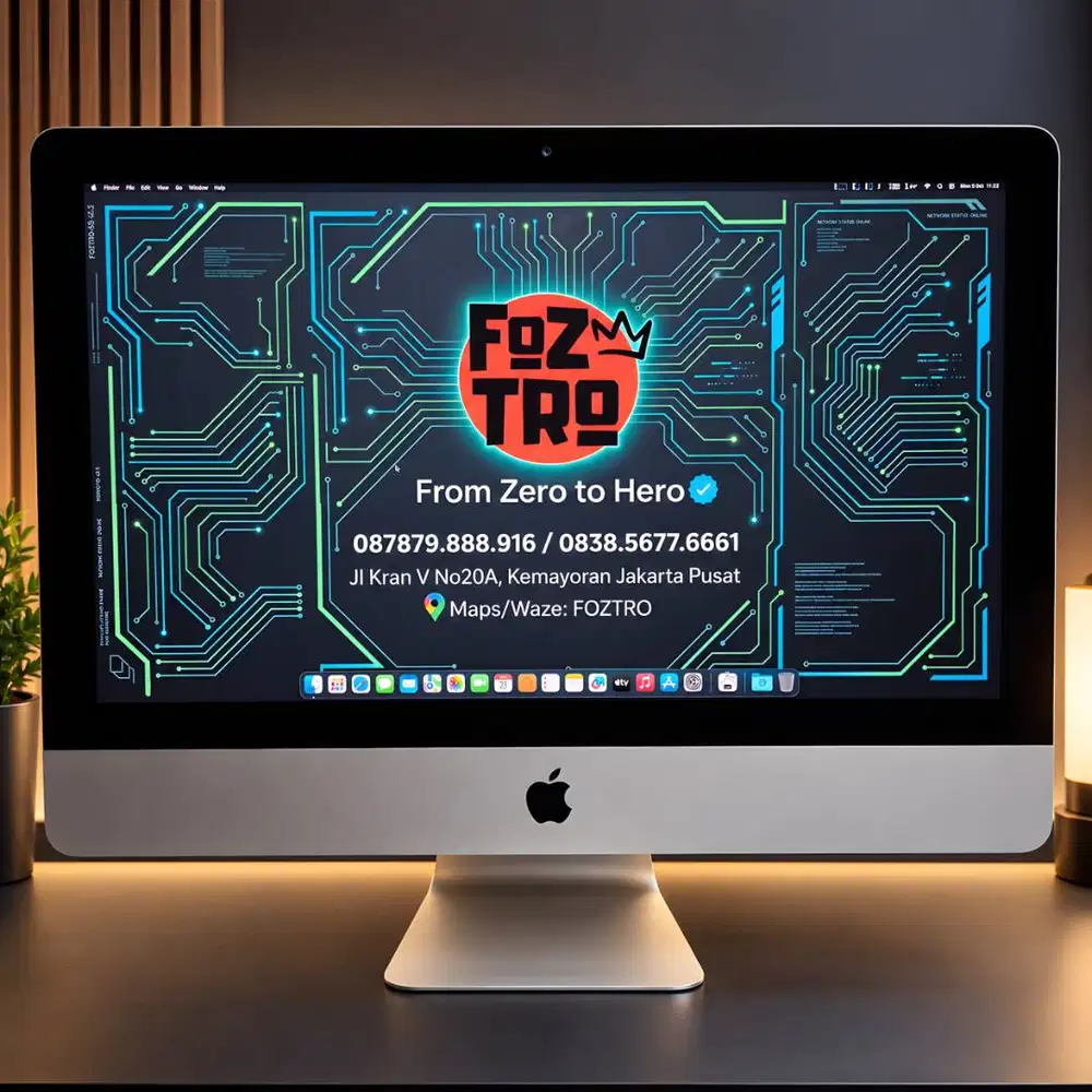 IMAC 2017 Retina 4K Intel Core i5 RAM 32/512GB SSD Sonoma Siap Pakai