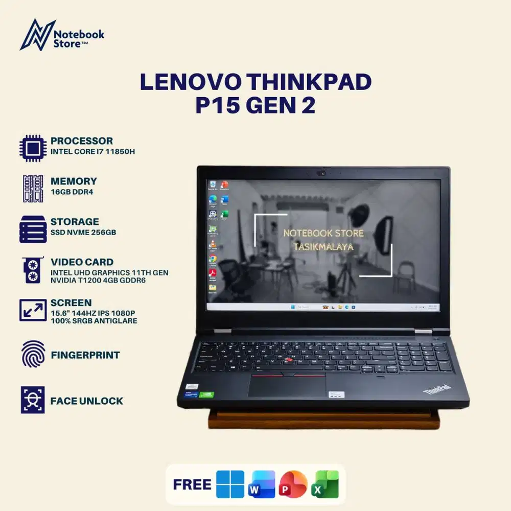Laptop Lenovo ThinkPad P15 G2 Core i7 11850H T1200 4GB 16GB/256GB