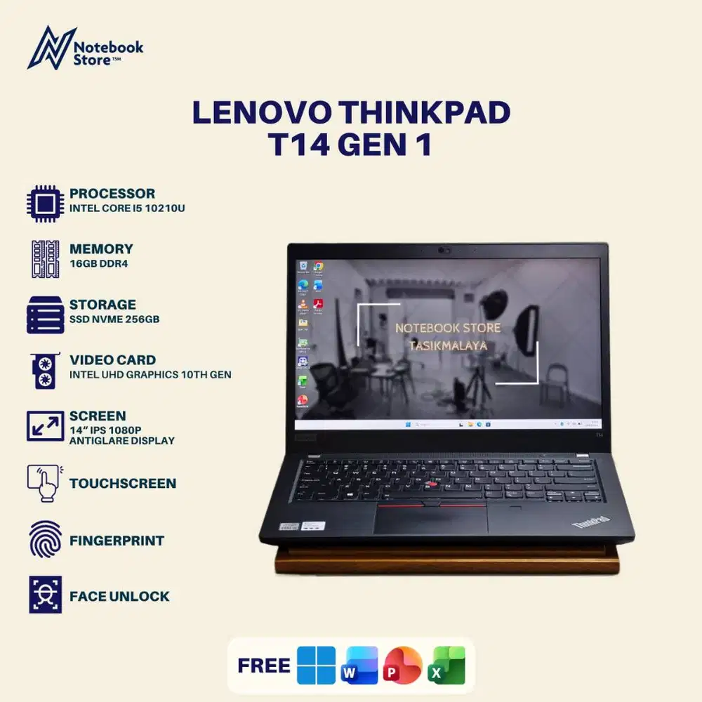 Laptop Lenovo ThinkPad T14 G1 Core i5 Gen 10 16GB/256GB Touch