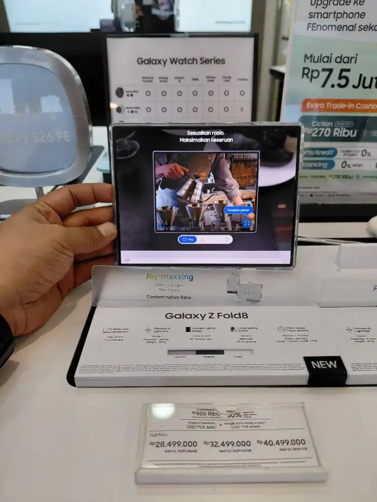 SAMSUNG GALAXY Z FOLD 8 5G 12/256GB GARANSI RESMI SEIN