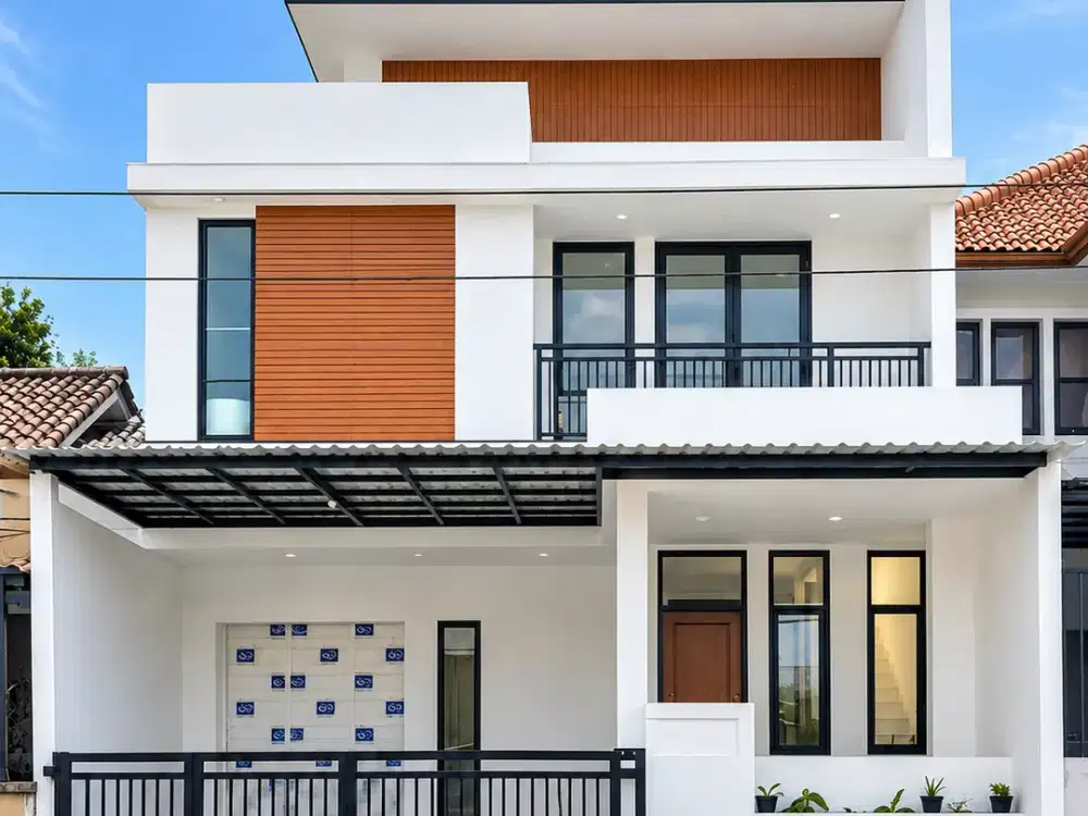 Rumah Regency Melati Mas Serpong 2LT 8x16 128m² 3KT SHM Semi Furnished Strategis di Tangerang Selatan