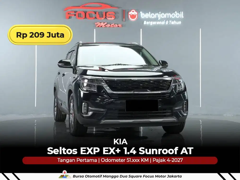 [ GARANSI 5THN ] Kia Seltos EXP EX+ 1.4 Sunroof AT 2021/2022/2023