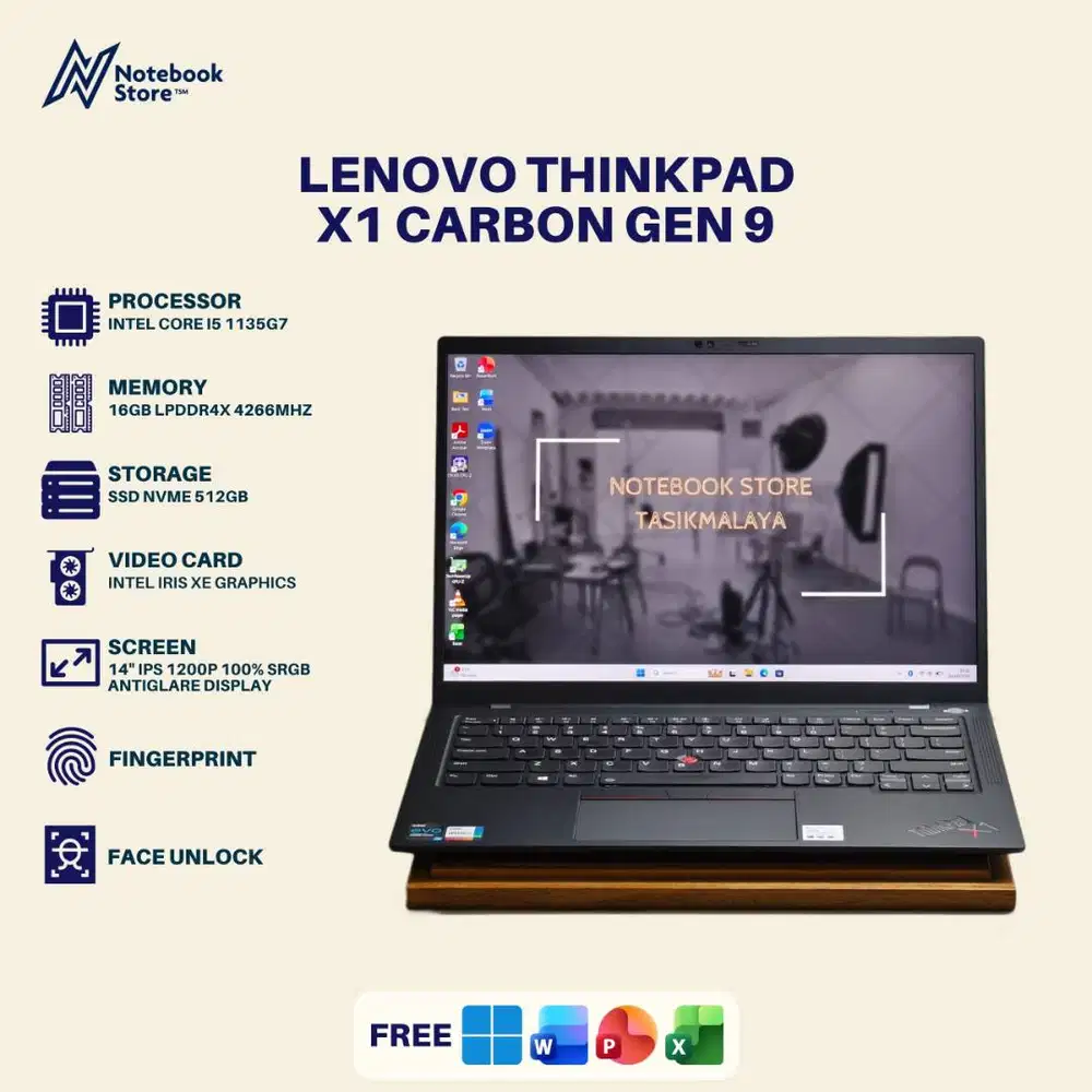 Laptop Lenovo ThinkPad X1 Carbon G9 Core i5 Gen 11 16GB/512GB