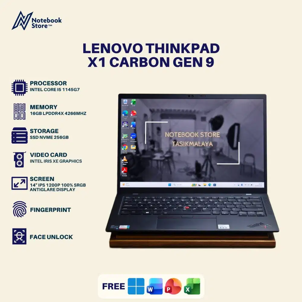Laptop Lenovo ThinkPad X1 Carbon G9 Core i5 Gen 11 16GB/256GB