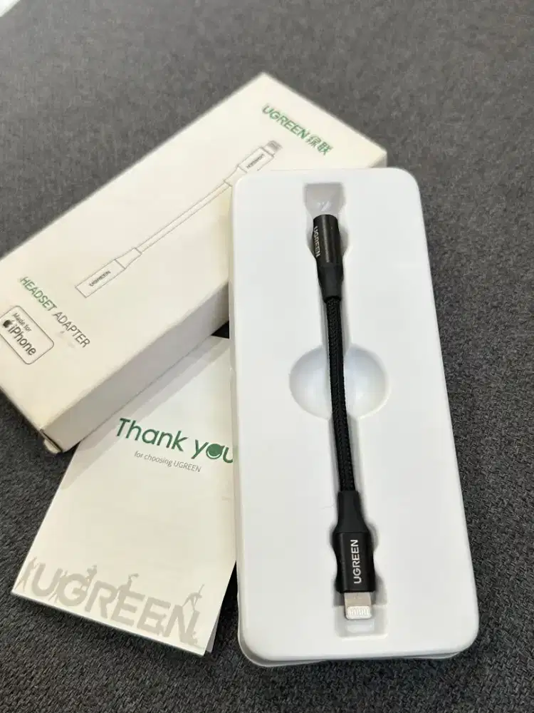 Headset Adapter UGreen Lightning to Jack 3,5mm
