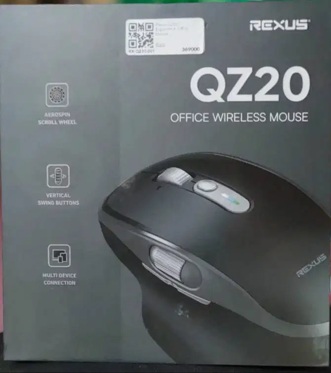Mouse Wireless Baru 100% Original – Siap Pakai Dari Rexus QZ20