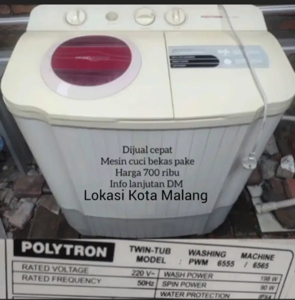 Dijual cepat mesin cuci bekas