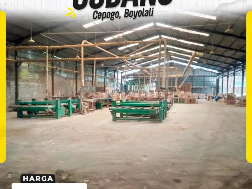dijual gudang cepogo boyolali