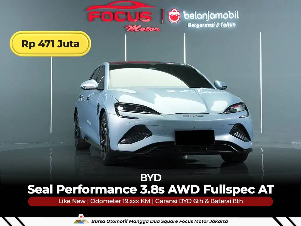 [ GARANSI 5TN AWD ] BYD Seal Performance 3.8s Fullspec 2023/2024/2025