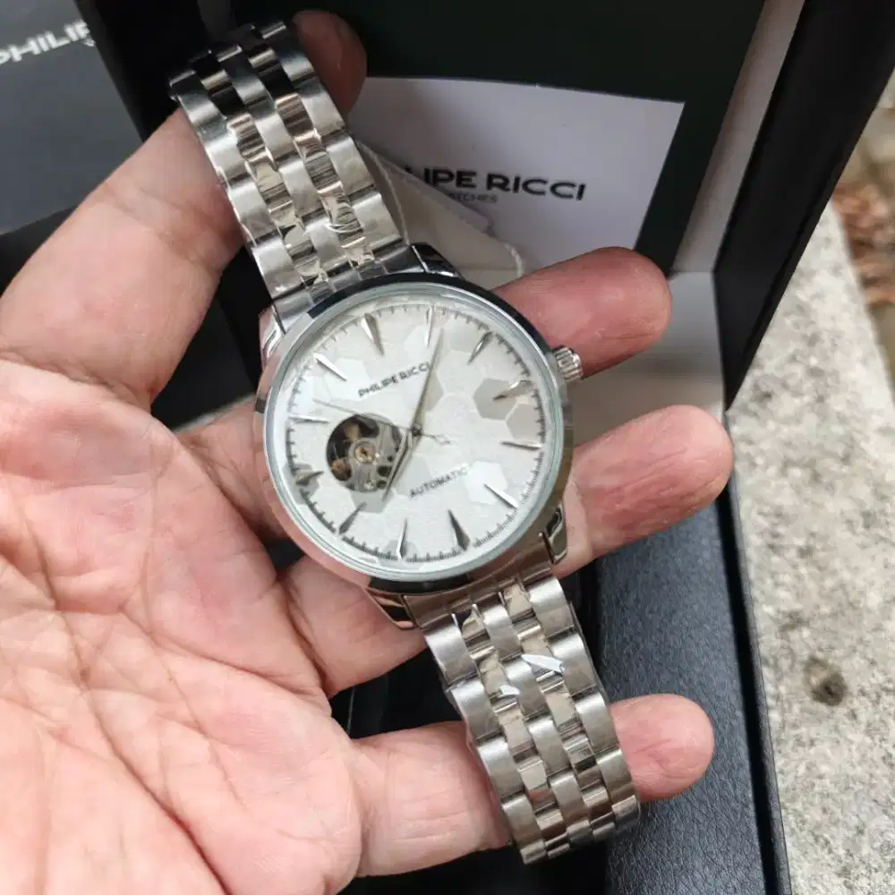 Jam automatic philipe ricci open heart