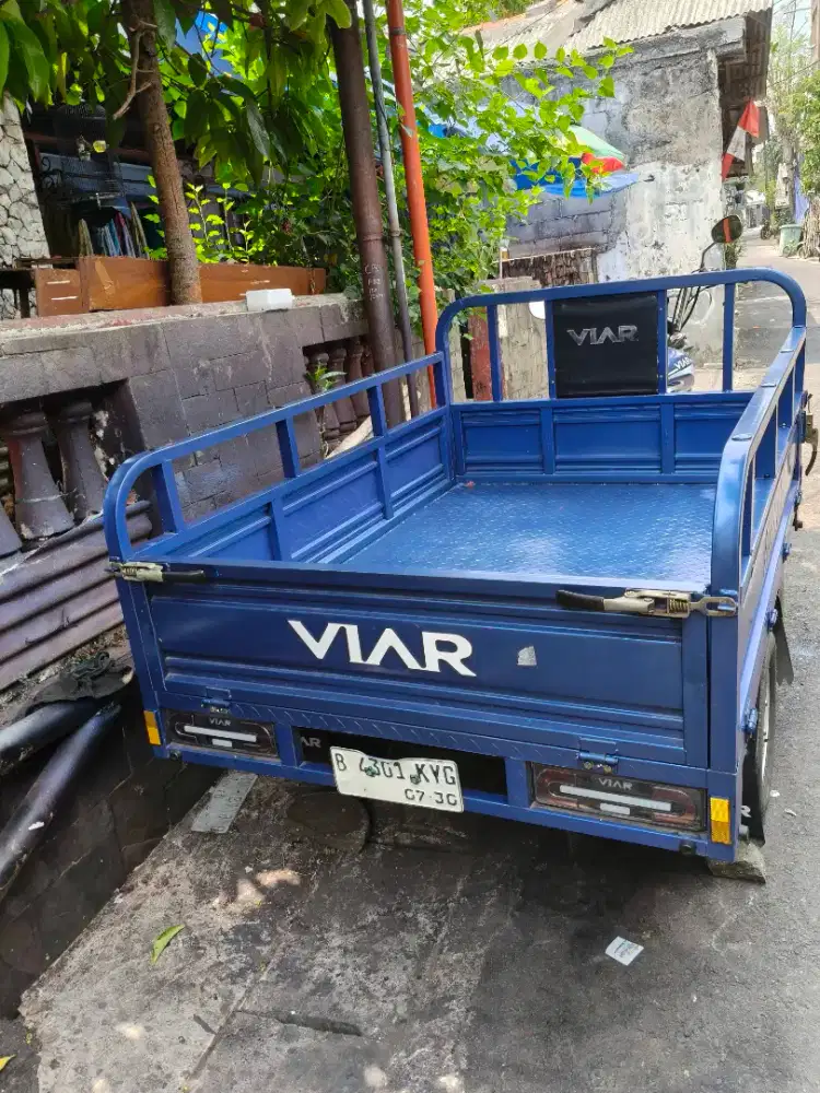 Viar 3 roda tahun 2025 warna biru gris