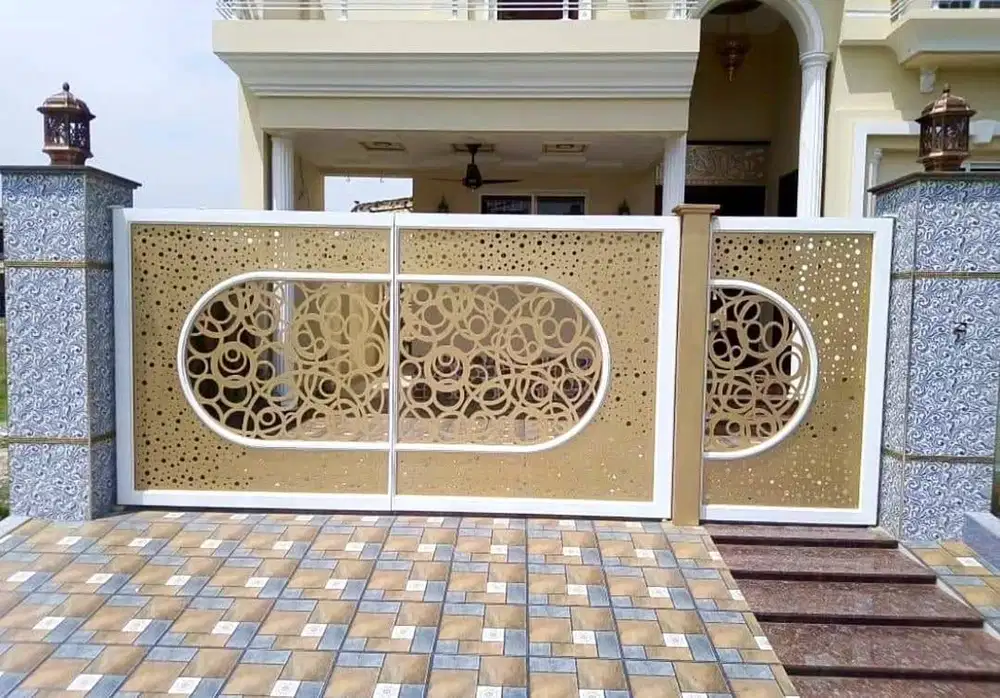 Pintu pagar rumah laser cutting terbaru
