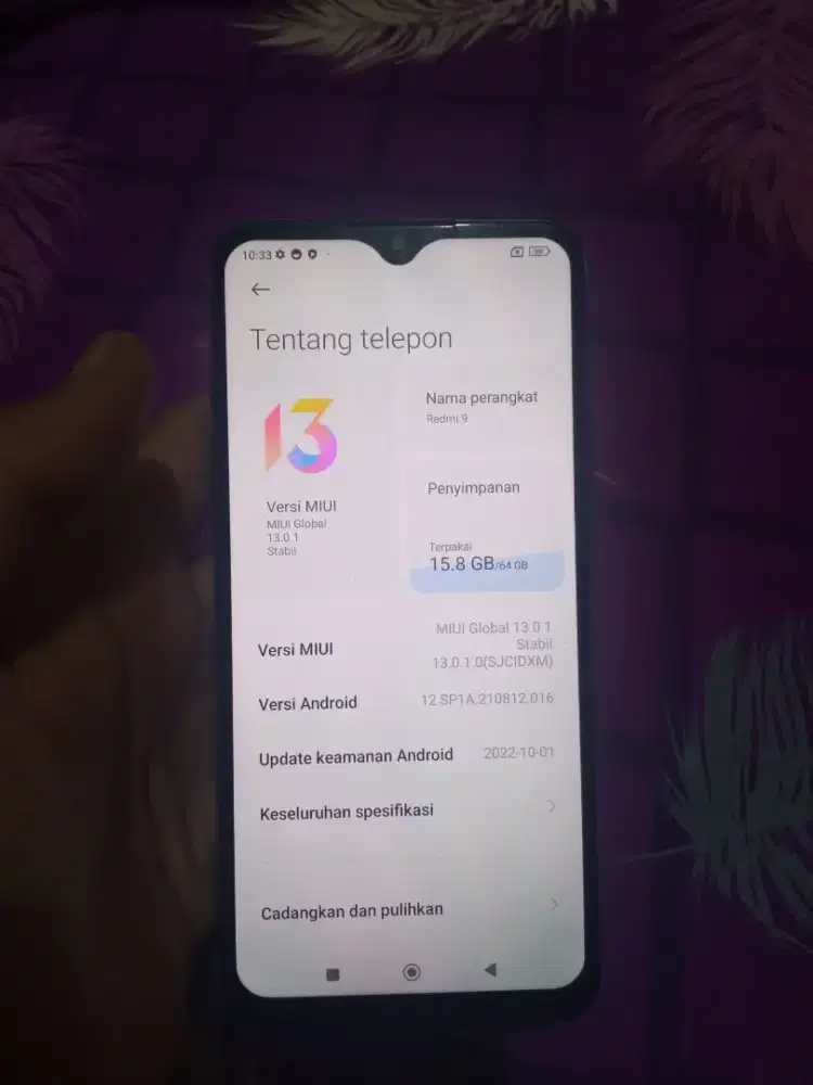 Redmi 9 4/64 GB Lcd Gantian