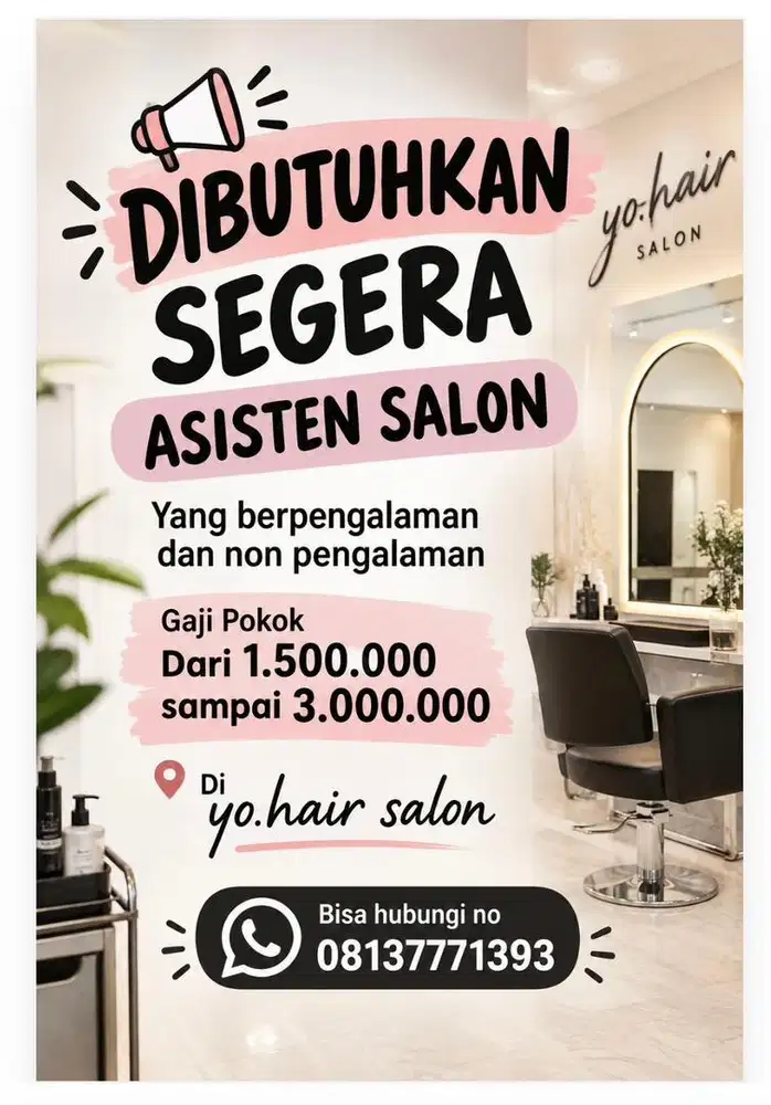 di cari asisten salon