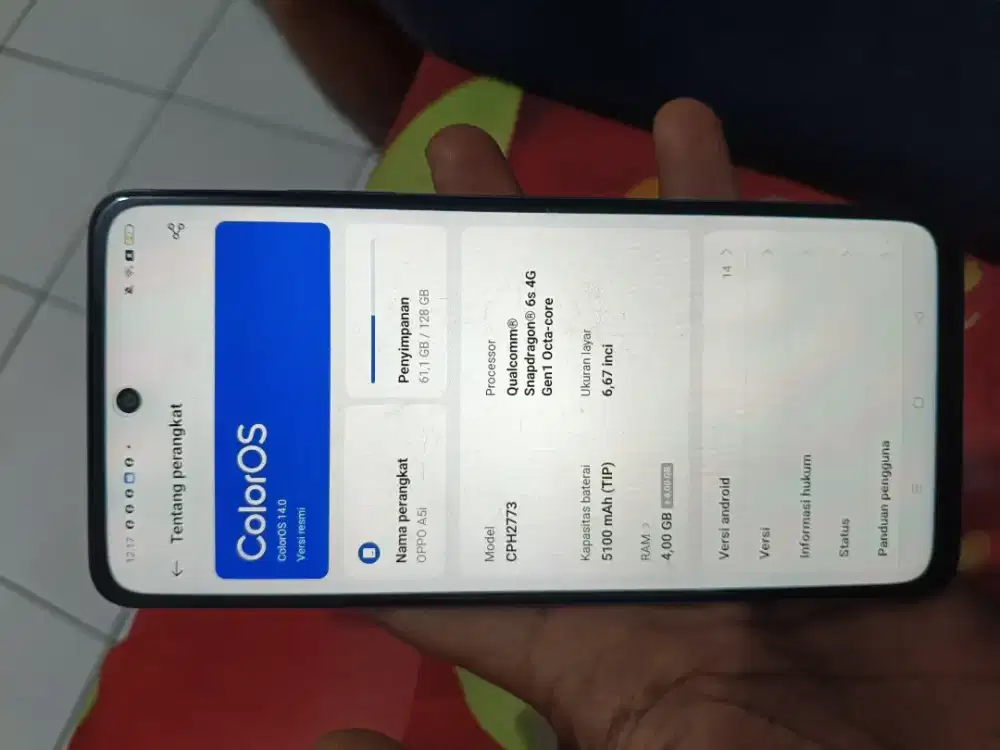 Oppo a5i 4/128 mulus no minus