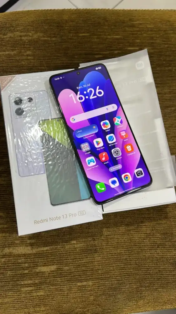 Redmi note 13 pro 5g ram 12/512gb (black) MULUS fullset original