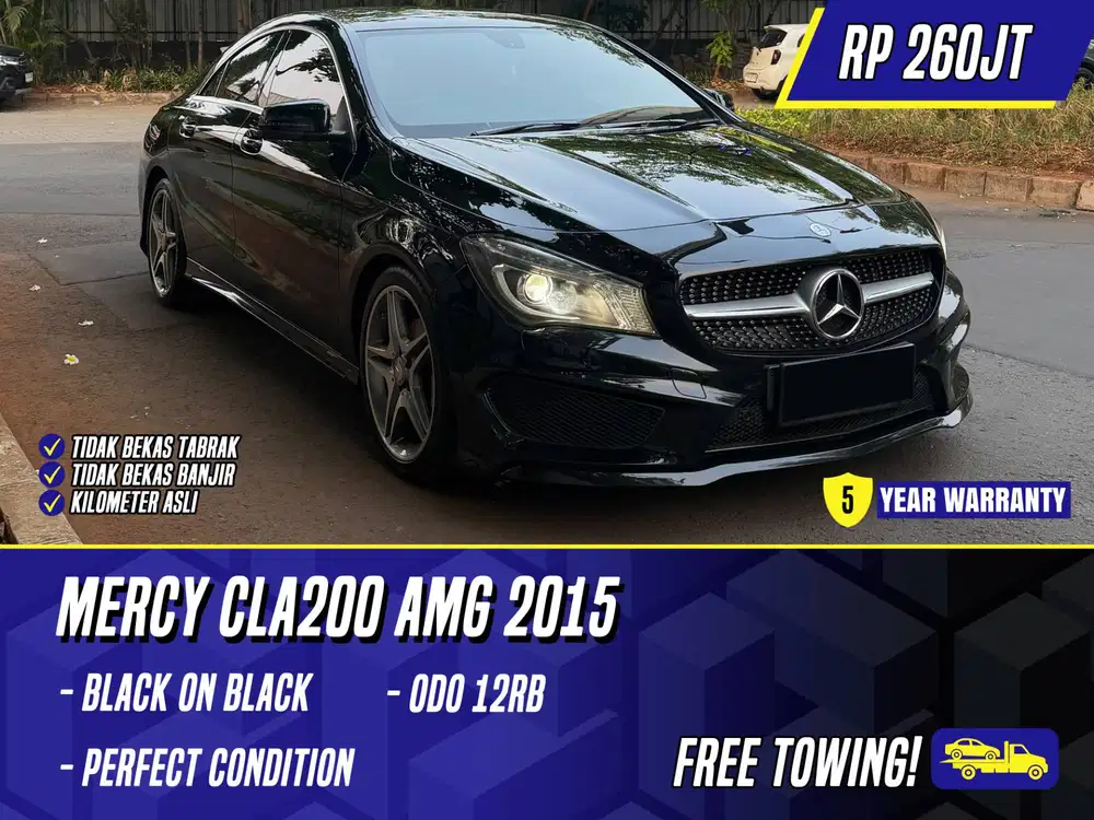 Mercedes Benz CLA200 AMG 2015 Black Hitam Mercy CLA 200 Sport 2014