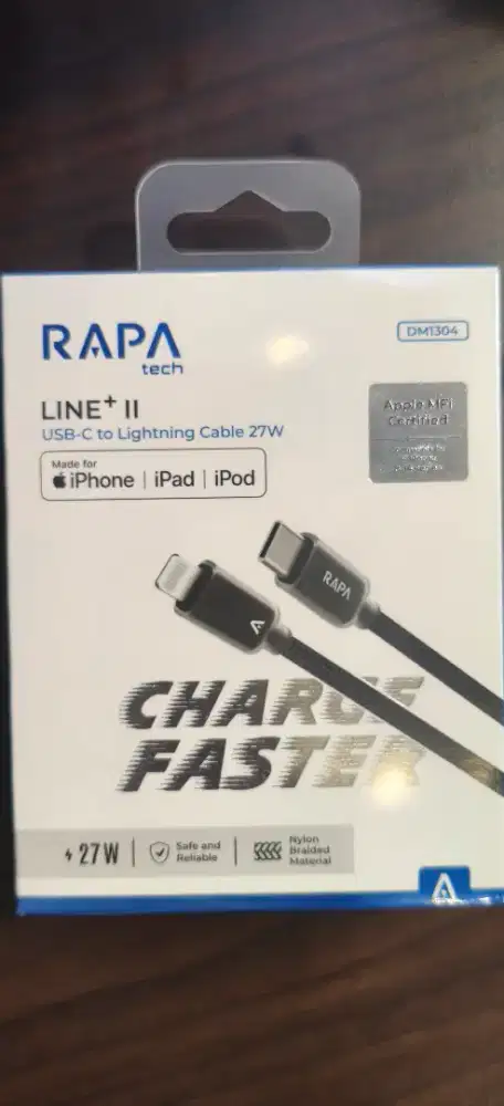 RAPAtech LINE+ II USB-C to Lightning Cable (DM1304)