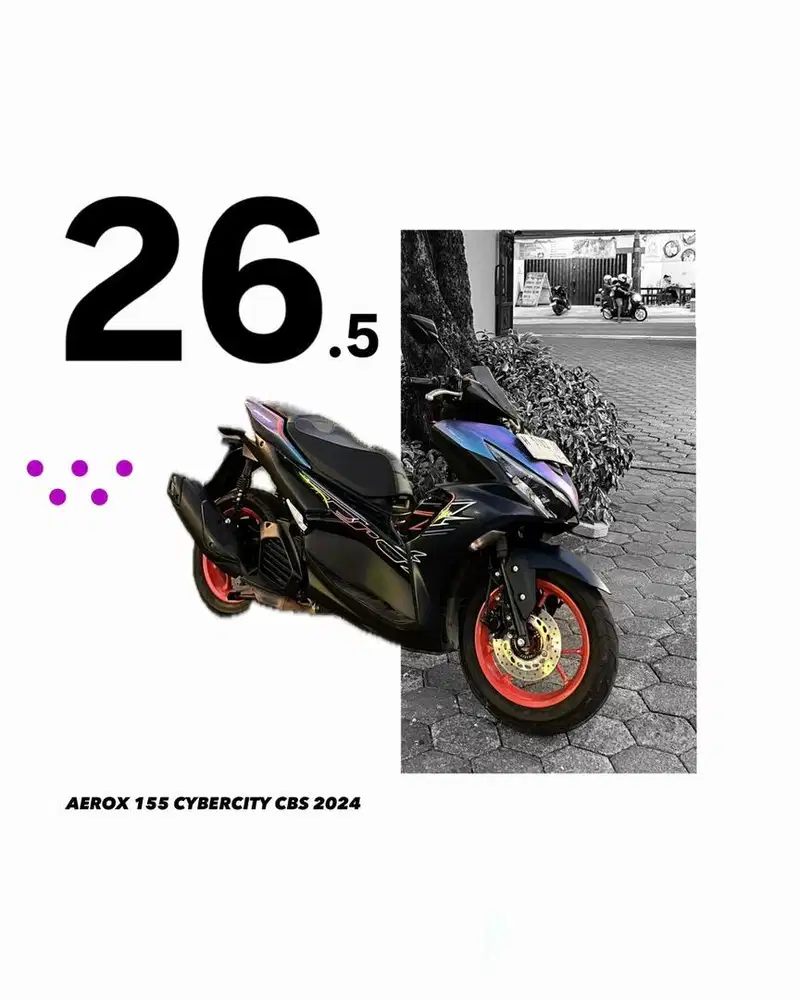 Aerox 155 Cybercity CBS 2024