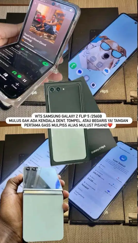 SAMSUNG Galaxy Z Flip 5 256GB MULUS
