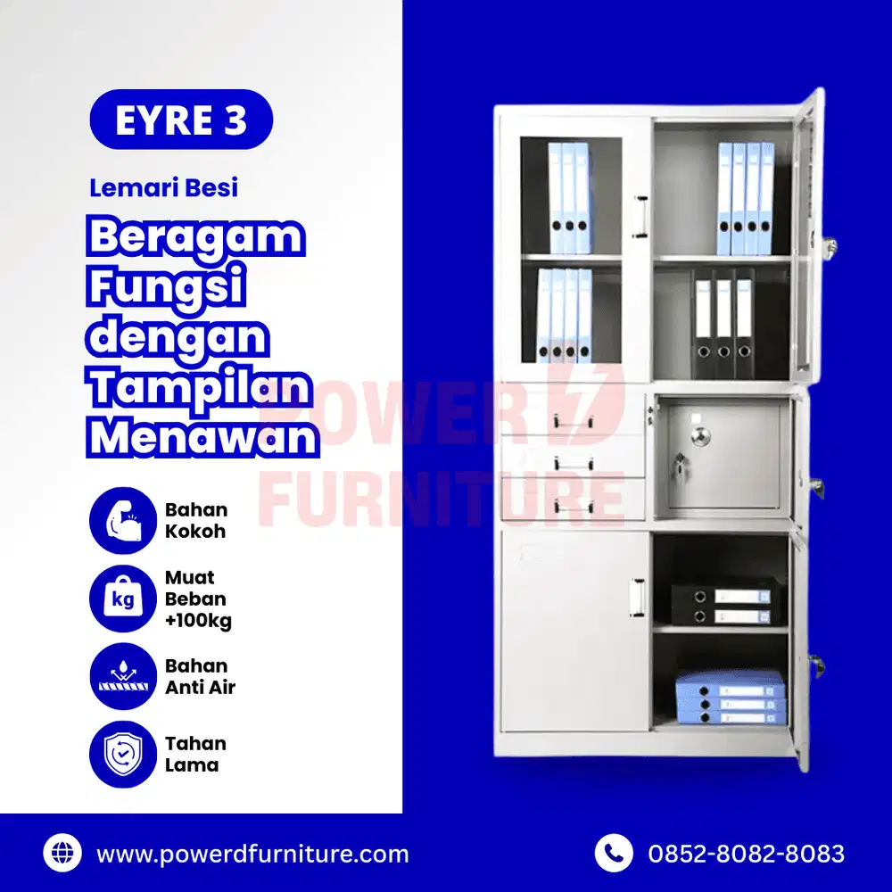 Lemari Besi Kantor PowerD EYRE 03 - Loker Besi