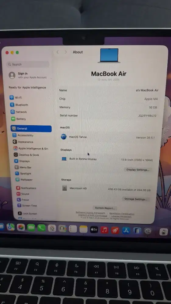 MACBOOK AIR M4 2025 13 16/512 GB
