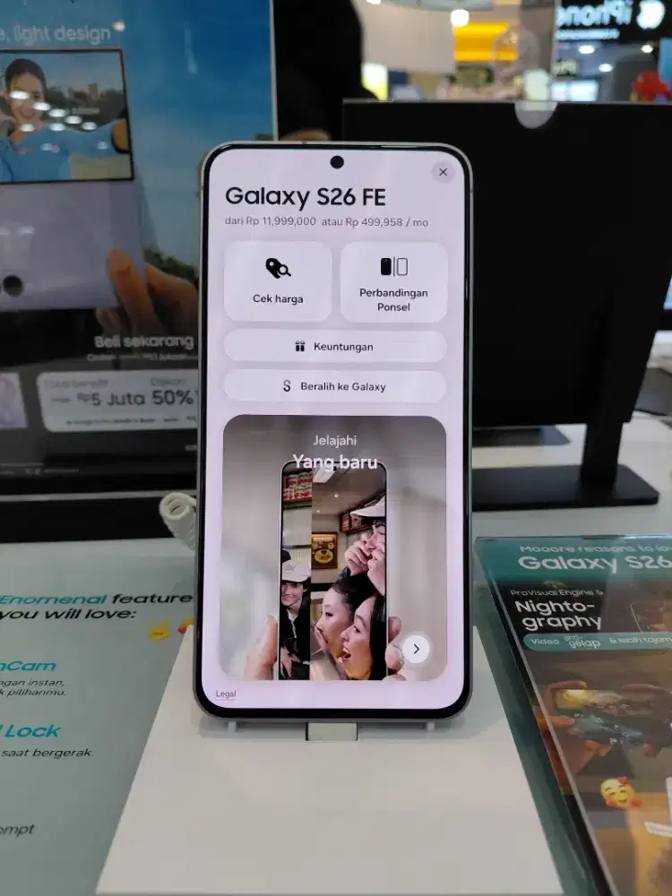 SAMSUNG GALAXY S26 FE 5G 12/256GB GARANSI RESMI SEIN