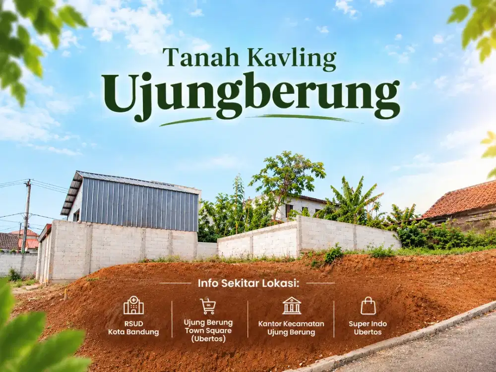 Dijual Tanah Kavling SHM Dekat Ubertos, Ujungberung - SHM